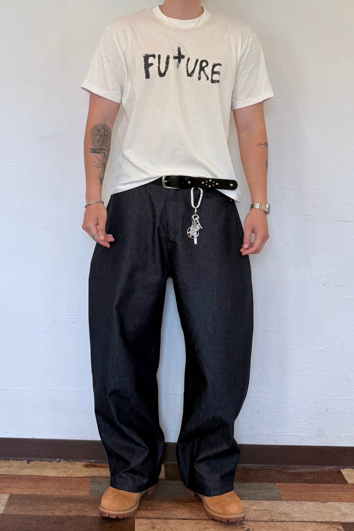 韓国ファッションメンズ　メンズファッション　ストリート系　クロップドＴシャツ　クロップＴシャツ　ハーフＴシャツ