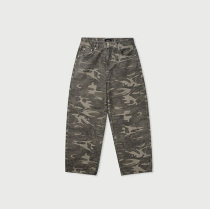 basic camouflage baggy jins