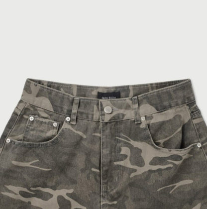 basic camouflage baggy jins