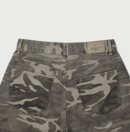 basic camouflage baggy jins