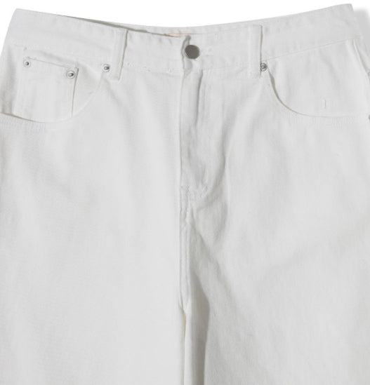 cotton long wide shorts (2c)