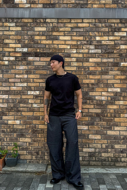 韓国ファッション　メンズファッション　ストリート系　クロップドＴシャツ　クロップＴシャツ　ハーフＴシャツ　夏コーデ